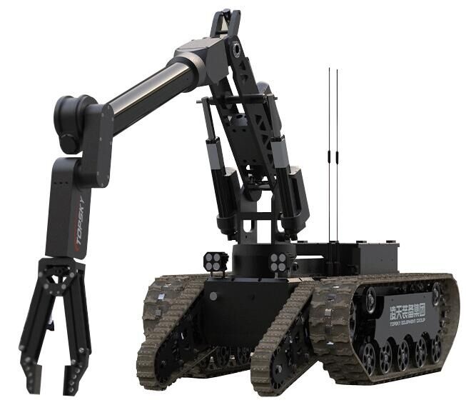 重型排爆机器人（重量450kg,夹持力100kg，前后双摆臂）【第5代】